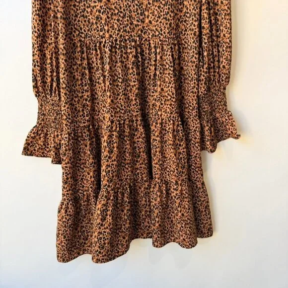 Pomander Place Leopard Kenzo Dress Leopard Print Size S - Picture 6 of 10